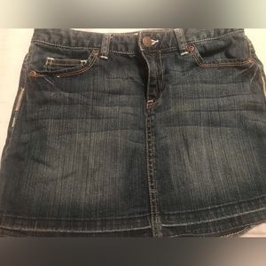 Old Navy frayed Jean skirt, denim, jean skirt youth size 14